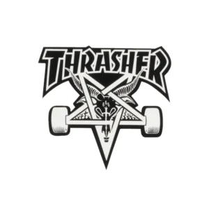 Thrasher Skategoat Black Sticker 10cms
