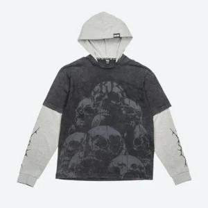 DGK Crypt 2Fer Knit Hoodie
