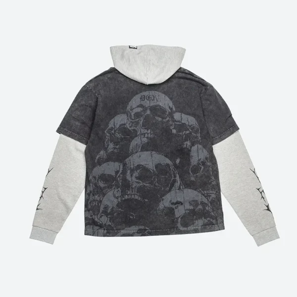 DGK Crypt 2Fer Knit Hoodie