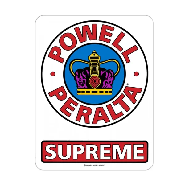 Powell Peralta Supreme OG Sticker 16cms