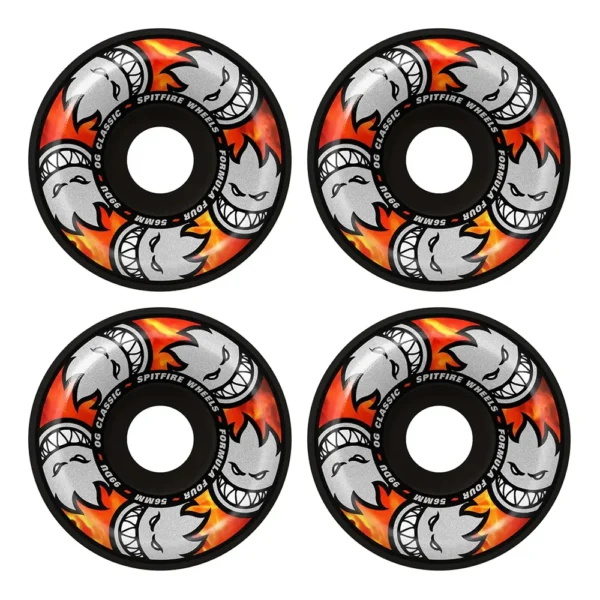 Spitfire F4 Multiball OG Classics Black Wheels 56mm 99D