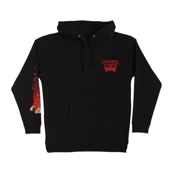 Creature x Cannibal Corpse Black Hoodie Front Creature x Cannibal Corpse Black Hoodie