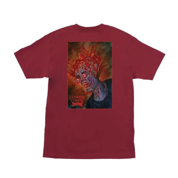 Creature x Cannibal Corpse Cardinal Red Tee Creature x Cannibal Corpse Cardinal Red Tee