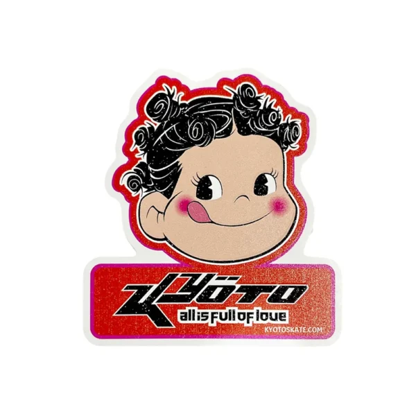 Kyoto All Is Full Of Love Sticker 9cms