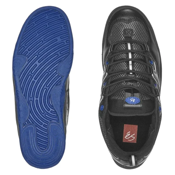 eS Two Nine 8 Black Black Royal Shoes Tenis Detalle éS Two Nine 8 Black/Black/Royal Shoes Tenis