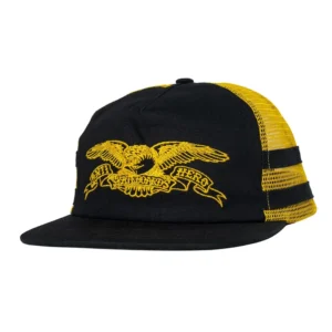 Anti Hero Basic Eagle Black Yellow Snapback