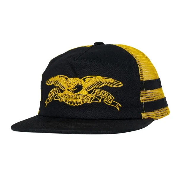 Anti Hero Basic Eagle Black Yellow Snapback Anti Hero Basic Eagle Black Yellow Snapback