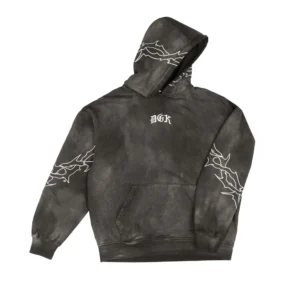 DGK Battalion Sunbleached Black Hoodie