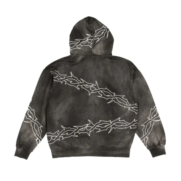 DGK Battalion Sunbleached Black Hoodie