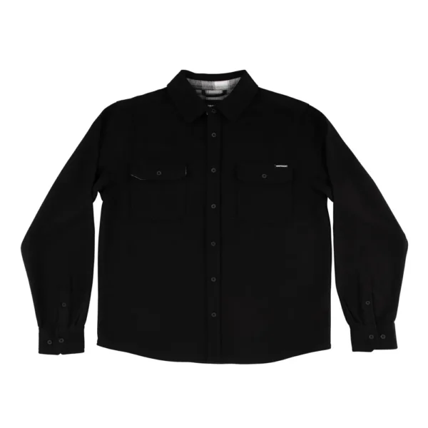 Independent Belmont Flannel Heather Black Shirt Independent Belmont Flannel Heather Black Shirt