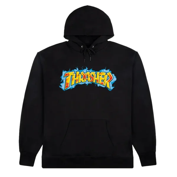 Thrasher Graff Black Hoodie