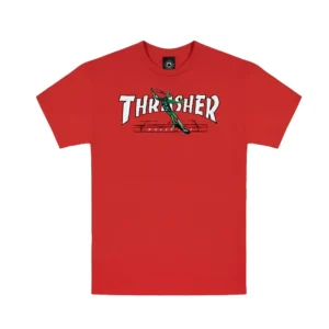 Thrasher Red Curb by LSD Worldpeace Red Tee